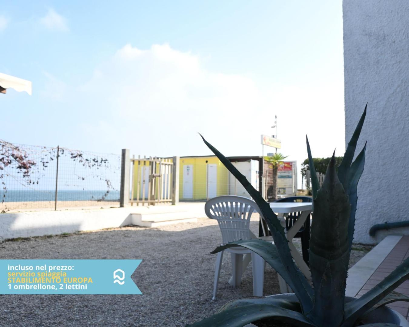 Rs316 - Marcelli, Bilocale In Residence Fronte Mare Pt Exterior foto