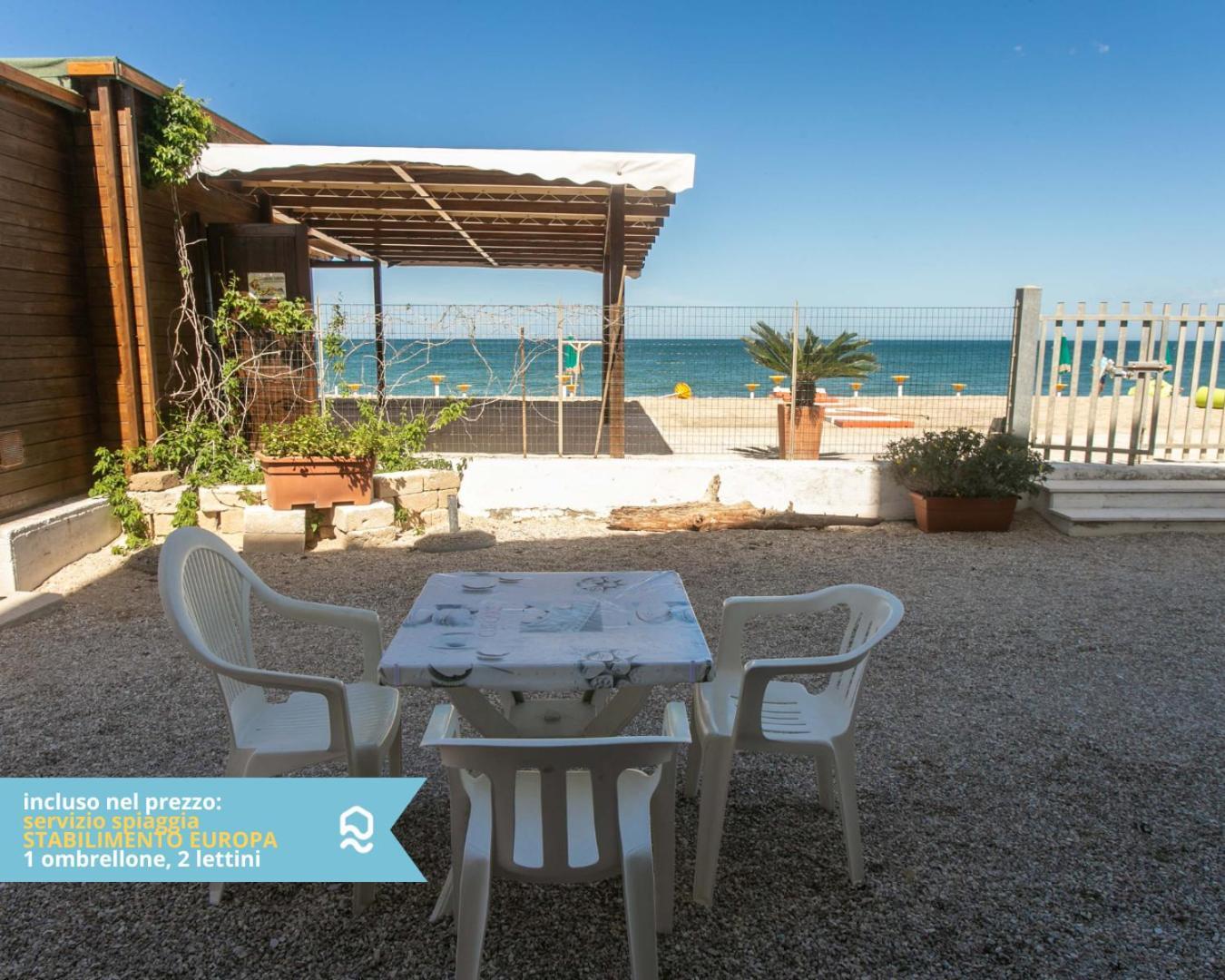 Rs316 - Marcelli, Bilocale In Residence Fronte Mare Pt Exterior foto