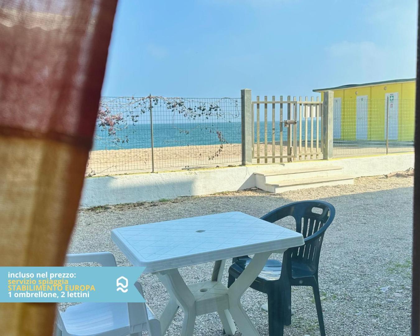 Rs316 - Marcelli, Bilocale In Residence Fronte Mare Pt Exterior foto