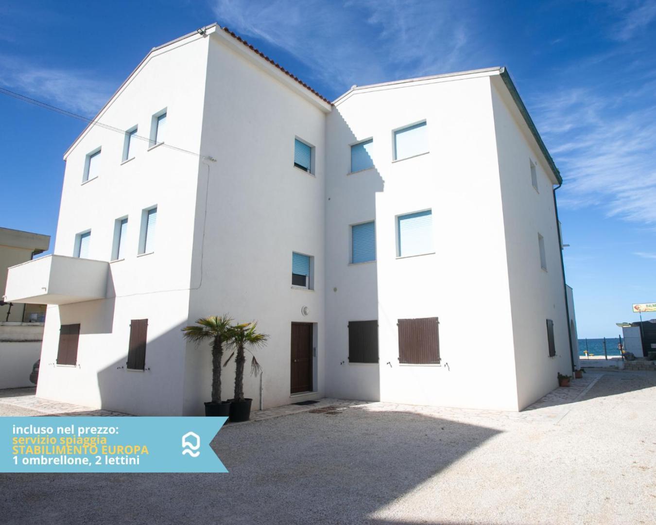 Rs316 - Marcelli, Bilocale In Residence Fronte Mare Pt Exterior foto
